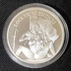 Locker Mint 1 Troy Oz .999 Silver "Calico Jack" Locker Wenches Only 350 Mintage!