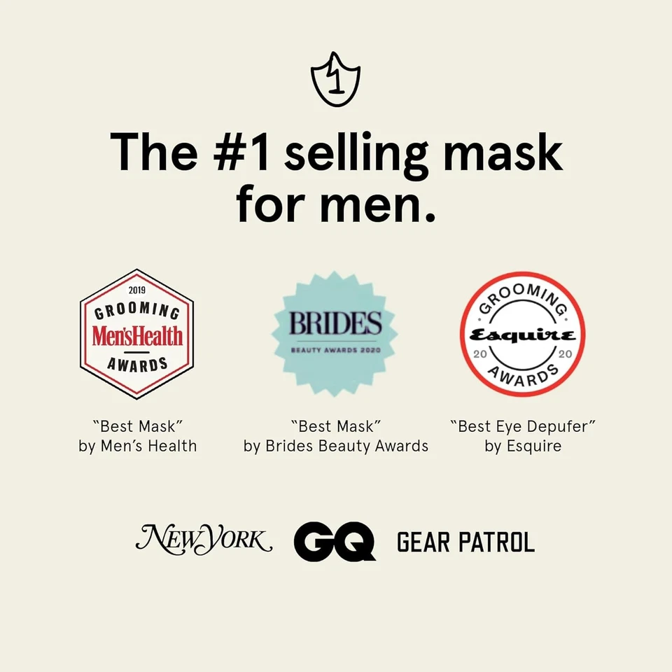 JAXON LANE BRO MASK Mascarilla Coreana para Hombre: Premium 4 Unidades (Pack de 2) Foto 2 de 4