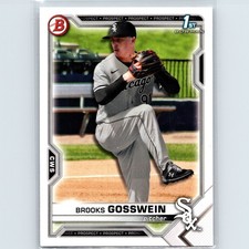 2021 Bowman Draft Brooks Gosswein #BD-21 Chicago White Sox