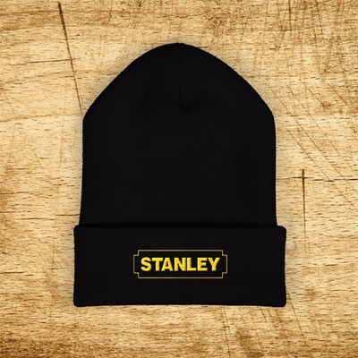Stanley Tools Embroidered Classic Winter Black Beanie Hat