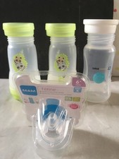 LOT DE 3 BIBERONS + 1 TETINE