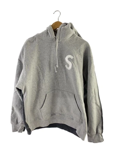 Felpa Supreme con cappuccio XL cotone grigio tinta unita RN101837 usata