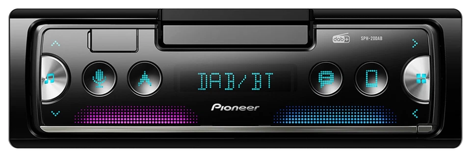 Pioneer USB MP3 Bluetooth DAB Autoradio für Fiat Multipla 186 1999-2010 grau - Bild 4 von 4