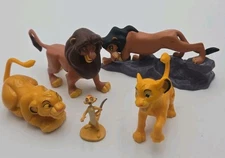 Disney Lion King Figure Lot Simba Nala Scar Mufasa Timon Vintage Toy Figures...