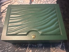 Authentic Rolex Green Medium Box Geneve Suisse 31.00.04 Lid Hinge is Broken
