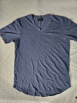 Good Life Men's Blue Short Sleeve V-Neck Size L