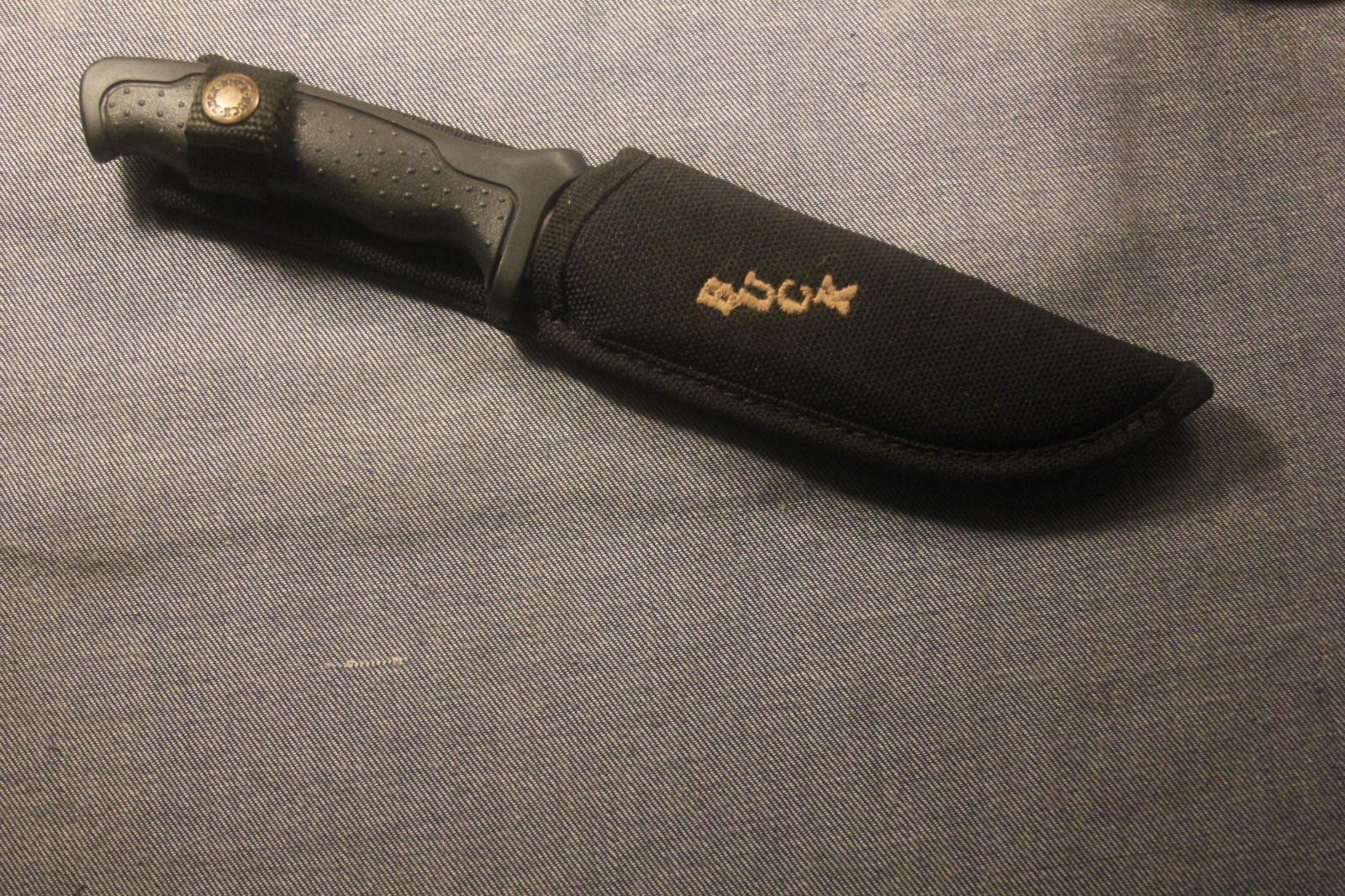 VINTAGE 1996 BUCK 650 NIGHTHAWK FIXED BLADE KNIFE