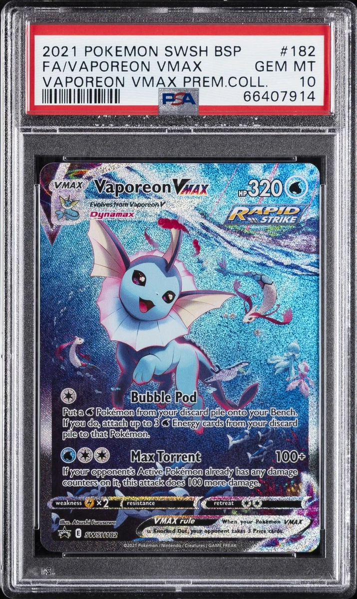 Vaporeon VMAX Pokémon TCG Cards for sale | eBay