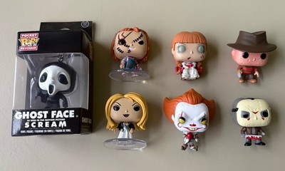 Bundle 7x Funko Pocket POP! Horror It Freddy Jason Annabelle Ghostface Chucky
