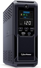 Intelligent LCD UPS Battery Backup 1500VA/900W, 12 Outlets, 2 USB Ports, AVR,