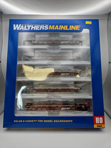 Coche Walthers Mainline Thrall 5 unidades reconstruido 40' bien BNSF #238298 910-55607 NUEVO EN CAJA | Condition: New