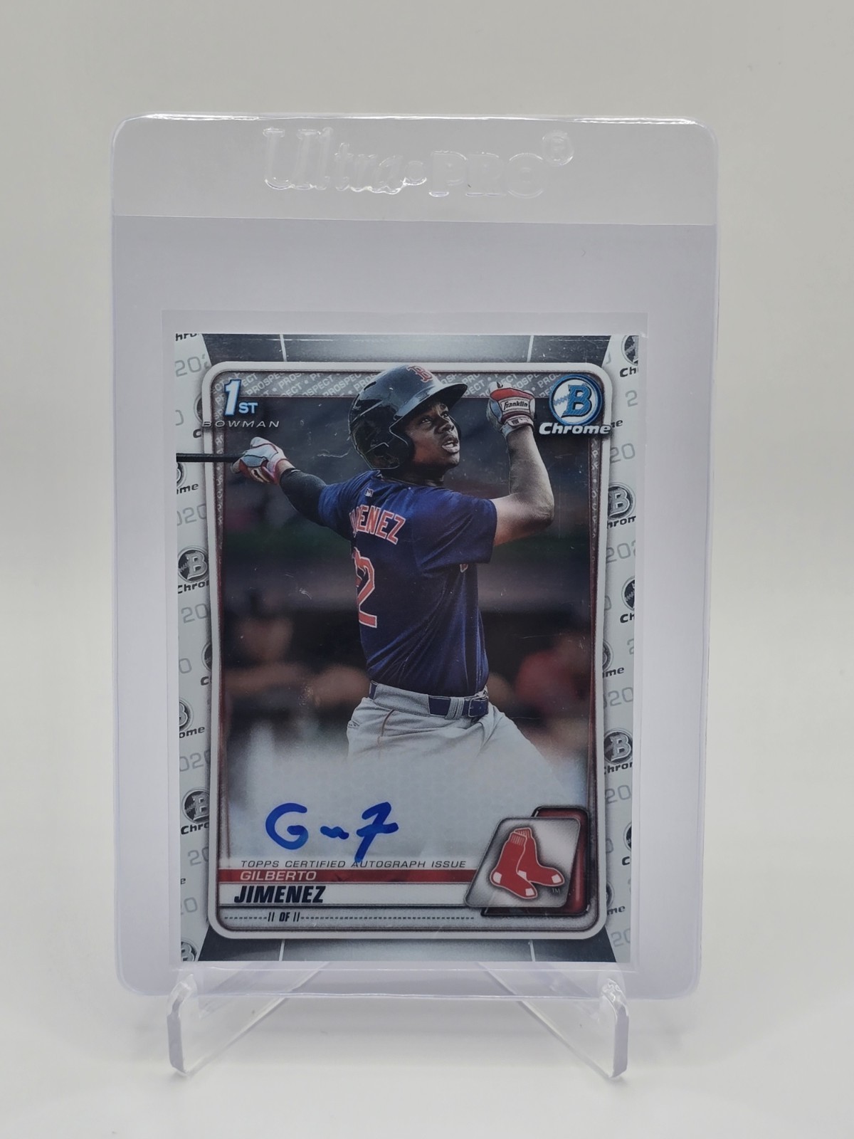 2020 Bowman Chrome - Prospect Autographs Gilberto Jimenez #CPA-GJ (AU, RC)