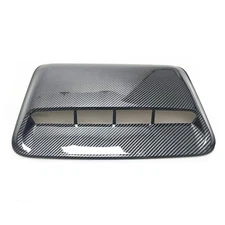 Air Flow Scoop Hood Intake Vent Bonnet Trim Cover Car Decorative Glossy Black