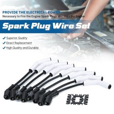 8*For GM Chevy 4.8L 5.3L 6.0L LS3 LS7 LT 9070C Spark Plug Wire 9000 Ceramic Boot