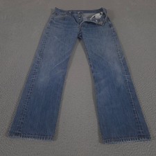 VINTAGE Levi's Jeans Mens 30x30 501 Original Straight Leg Cotton Button Fly Y2K