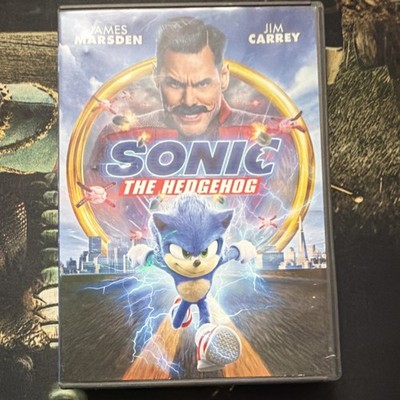 Paramount Sonic the Hedgehog DVD Widescreen James Marsden Jim Carrey Movie