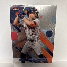 2025 Topps Finest Baseball JOSE ALTUVE Base Common #70 Houston Astros Card
