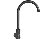 Lippert 2021090601 Curved Gooseneck Faucet - Black Matte