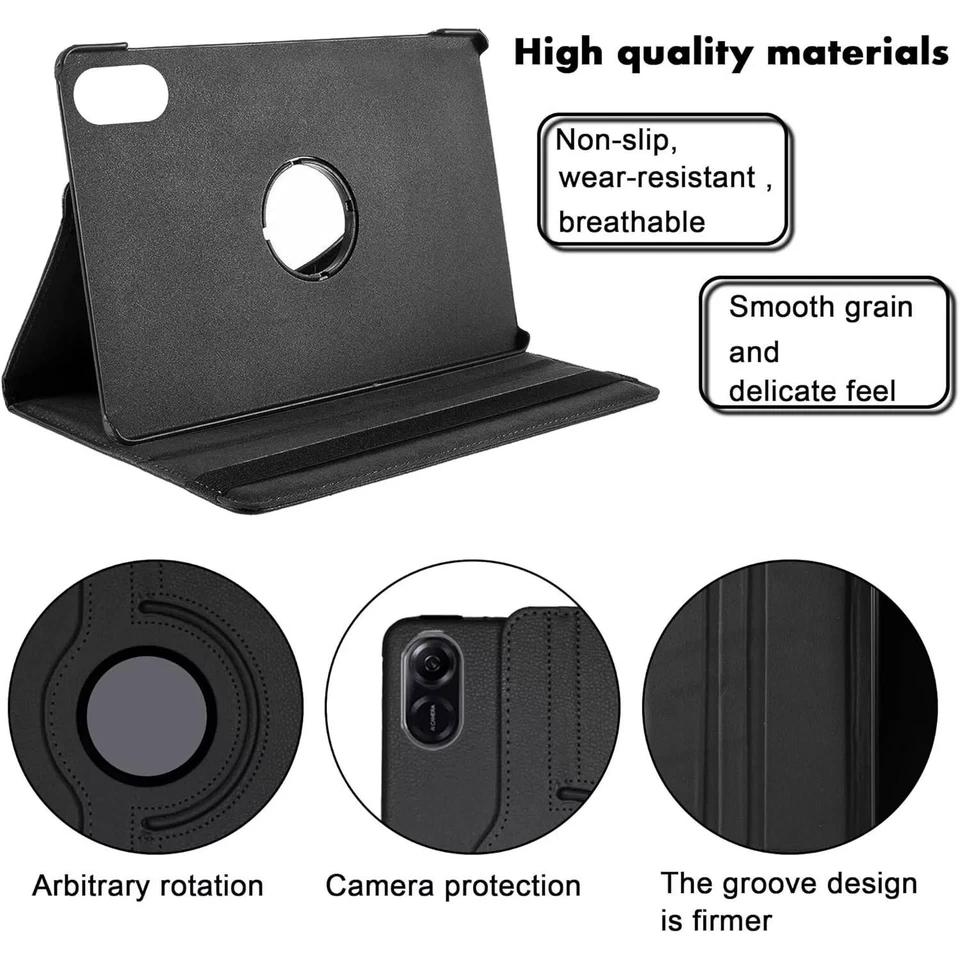 360° Rotating Case for Honor PAD X8 X9 X8A X9A PAD 9 MAGIC PAD Tablet Cover - Image 3 of 4