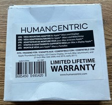 HumanCentric VESA Mounting Adapter for iMac 24" , iMac 27" 2009-2011, LED Cinema