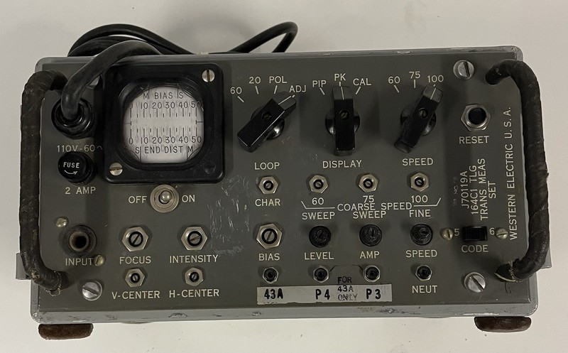 VTG Military Western Electric J70119A 164C1 TLG Transmission Measuring Set Works