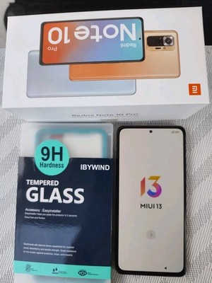 Xiaomi Redmi Note 10 Pro 128GB 6GB RAM Gradient Bronze M2101K6G Top Zustand
