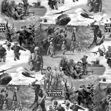 VietNam Memorial - 18"x46" Hydrographic Film Hydro Dipping