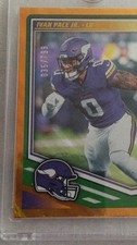Panini Score 2025 Football Ivan Pace Jr. #287 Lava Serial Numbered /799 Vikings