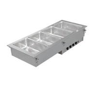 Kbs Einbau Bain Marie 2X Gn 1/1 Mit Getrennt Regelbaren Becken Edelstahl