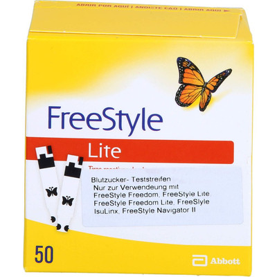FREESTYLE Lite Teststreifen ohne Codieren 50 St PZN02884977