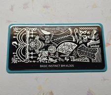 Maniology Bundle Monster Basic Instinct BM-XL305 Burlesque Nail Stamping Plate