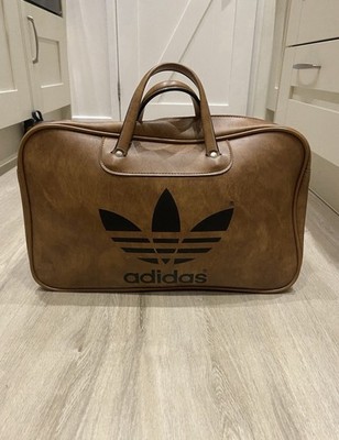【超美品】adidas 80s Peter Black 英国製 バッグ ブラウン RARE COLLECTIBLE Vintage Brown Adidas Racquet Bag Peter Black With