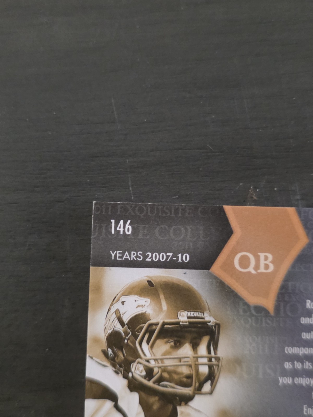 2011 UD Exquisite Collection-RC Auto Patch Colin Kaepernick #/135 (AU, MEM, RC) view 7