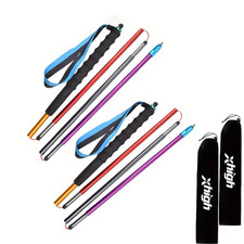 Folding Ultralight 7075 Aluminum Alloy Trekking Poles Quick Lock Trekking Hiking