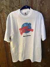 Vtg 90s Planet Hollywood Tank Top Mens Large USA Made White Mall Of America