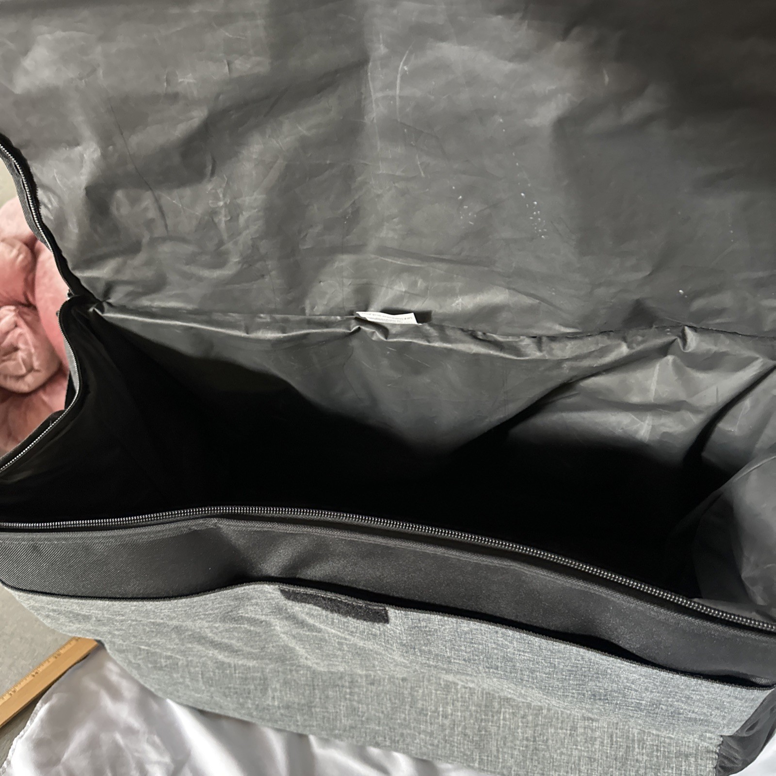 Costco Keep Cool Cube Storage Black Gray Shopping Cooler Zippered Bag 21 X 16