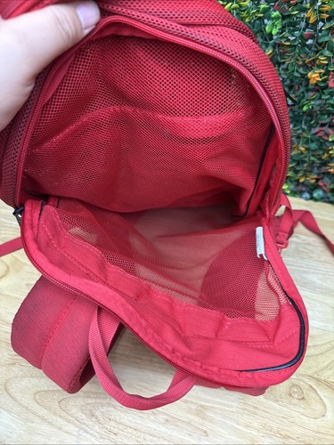 Nike Brasilia Mochila de Malla Color Bolsa de Entrenamiento Deportivo Swoosh BA6050-657 Rojo USADA - Imagen 11 de 13