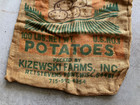 Vintage-Arnott Valley-Kizewski Farms , Stevens Point, Wisc-Potato Sack - Burlap — photo 2