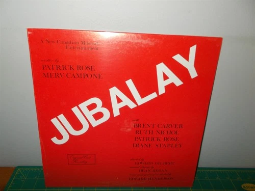 Jubalay Original Cast Recording Brent Carver Rose Campone Record LP Sealed