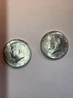 1964-P and 1964-D  Kennedy Silver Half Dollars