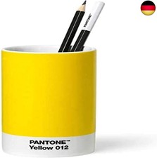 Pantone Schreibtisch-Organizer Stiftebecher, Porzellan, Yellwo 012, gelb