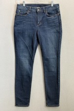 Duluth Trading Jeans Women's Size 10 Mid-Rise Skinny 5 Pockets Blue Denim