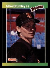 Mike Brumley 1989 Donruss #302 San Diego Padres BASEBALL *083