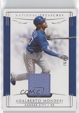 2019 Panini National Treasures 76/99 Adalberto Mondesi #133 2l7