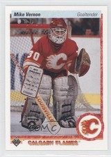 1990-91 Upper Deck Mike Vernon #254 HOF 0i6