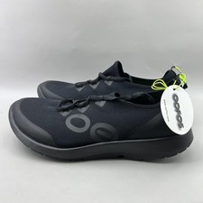 OOFOS OOmg Sport LS Shoes Men Size 10 Black Recovery Comfort Low Sneakers NEW