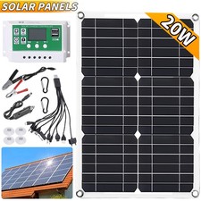 600Watts Solar Panel Kit 100A 12V Battery Charger W/ Controller Caravan Boat RV