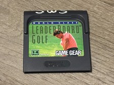 World Class Leaderboard Golf Sega Game Gear Cleaned & Tested Authentic