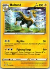POKEMON SWORD & SHIELD HOLO RARE BOLTUND 075/202 NM/MINT PACK FRESH