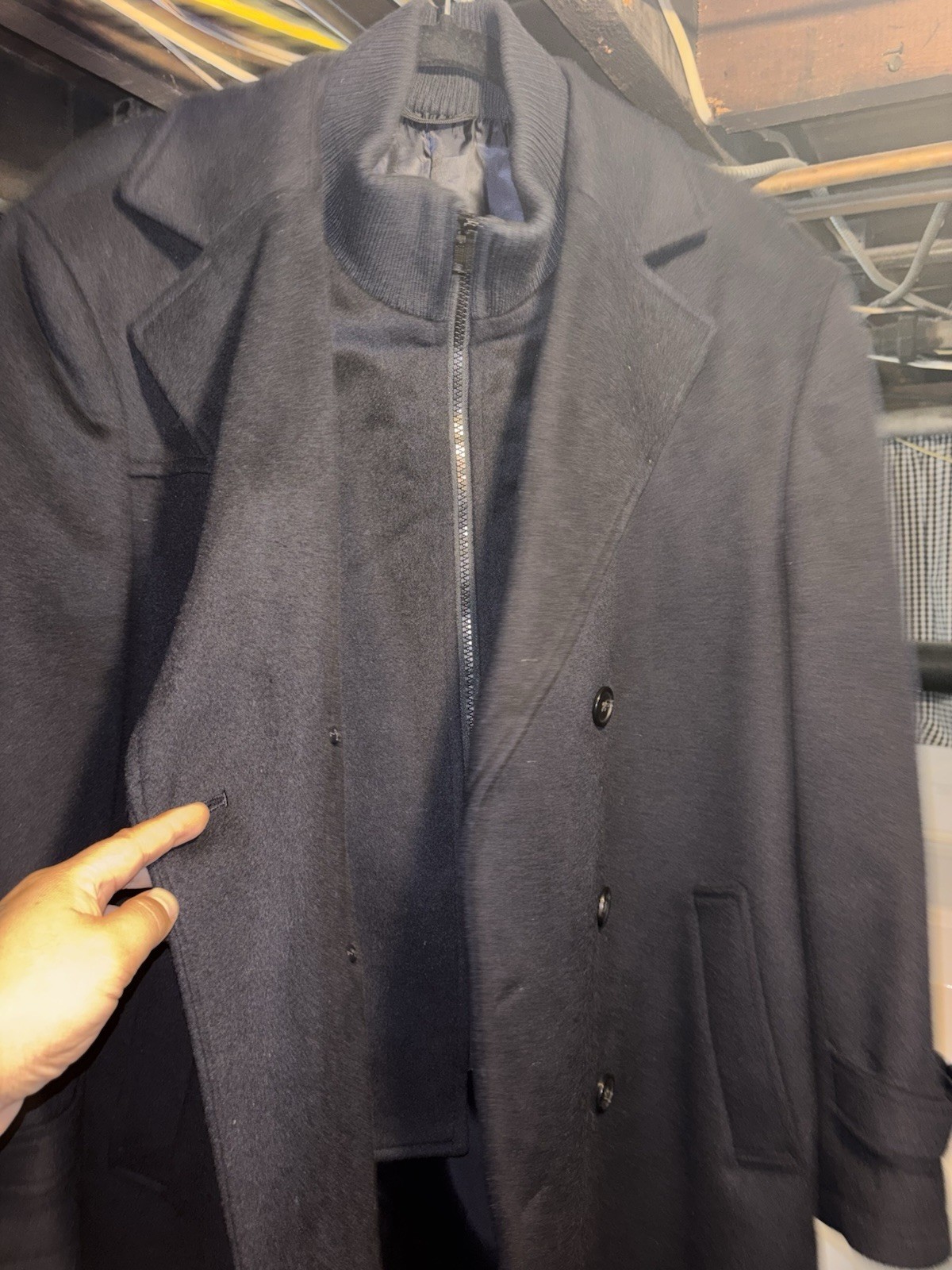 ALTRA Cappotto doppiopetto uomo Lauren Ralph Lauren vestibilità classica taglia 44S